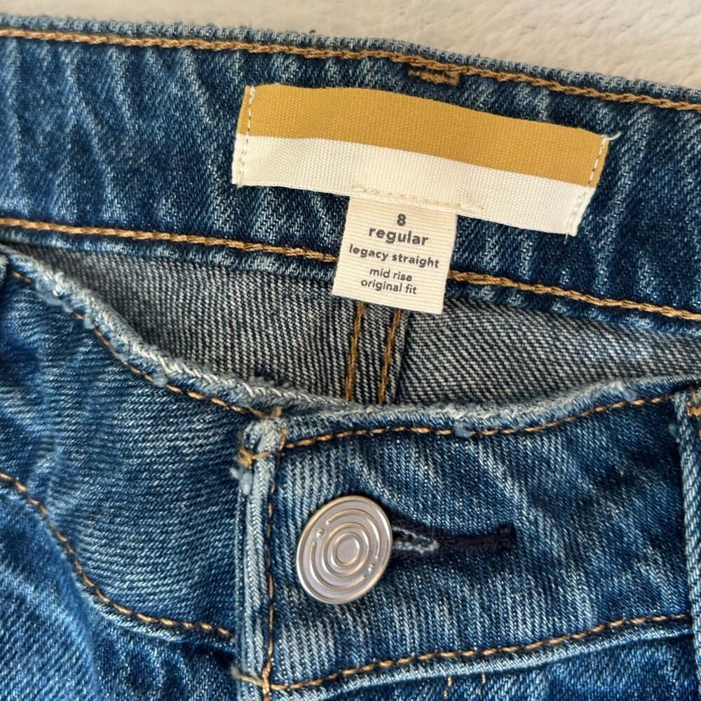 NWT Maurices Goldie Blues Legacy Straight Mid Rise Jeans Blue Size 8 Regular - Picture 6 of 7